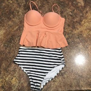 Women’s Cupshe Two Piece Swimsuit Size S
